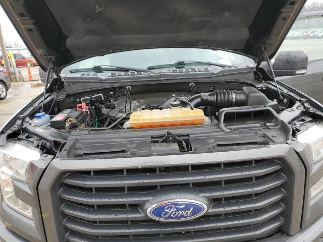 1FTEW1CF0GFC54907 - 2016 FORD F150 SUPERCREW GRAY photo 11