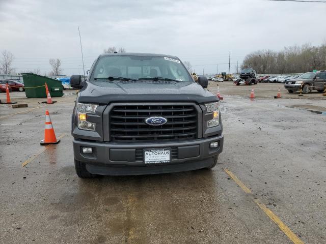 1FTEW1CF0GFC54907 - 2016 FORD F150 SUPERCREW GRAY photo 5