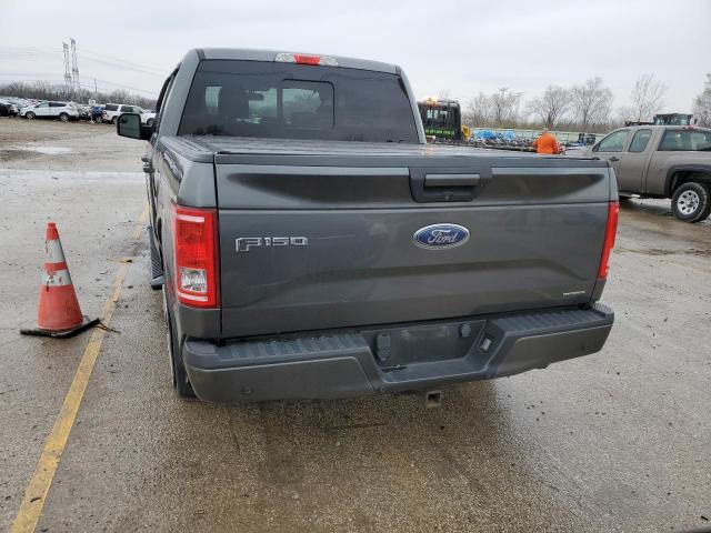 1FTEW1CF0GFC54907 - 2016 FORD F150 SUPERCREW GRAY photo 6