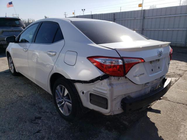 5YFBPRHE1FP203874 - 2015 TOYOTA COROLLA ECO WHITE photo 2