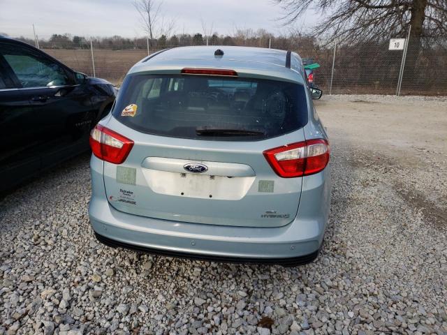 1FADP5BU7DL518403 - 2013 FORD C-MAX SEL TURQUOISE photo 6