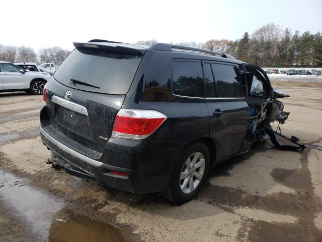 5TDBK3EH6DS240191 - 2013 TOYOTA HIGHLANDER BASE Қара фото 3