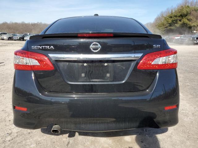 3N1AB7APXFY248387 - 2015 NISSAN SENTRA S BLACK photo 6