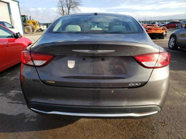 1C3CCCAB4FN670950 - 2015 CHRYSLER 200 LIMITED GRAY photo 6