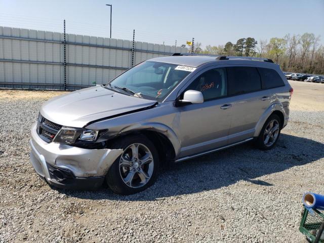 3C4PDCGB0HT607851 - 2017 DODGE JOURNEY CROSSROAD GRAY photo 1