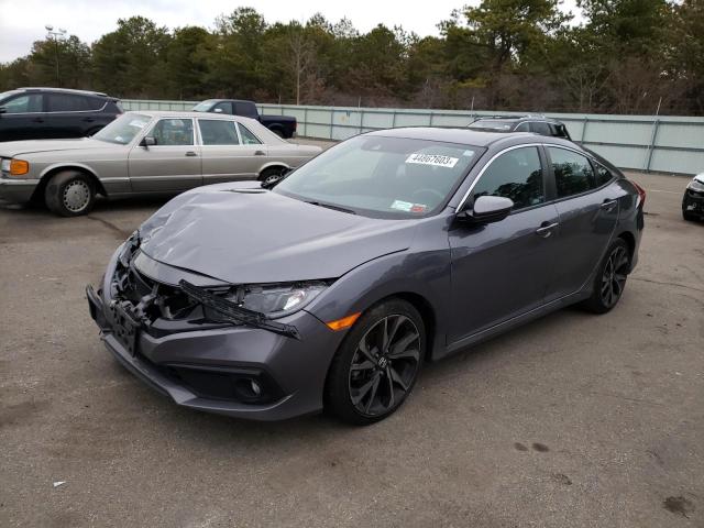 2HGFC2F8XLH524204 - 2020 HONDA CIVIC SPORT GRAY photo 1