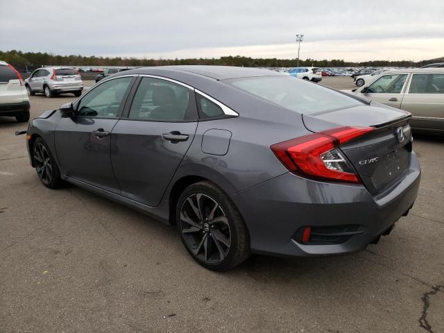 2HGFC2F8XLH524204 - 2020 HONDA CIVIC SPORT GRAY photo 2