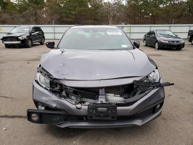 2HGFC2F8XLH524204 - 2020 HONDA CIVIC SPORT GRAY photo 5