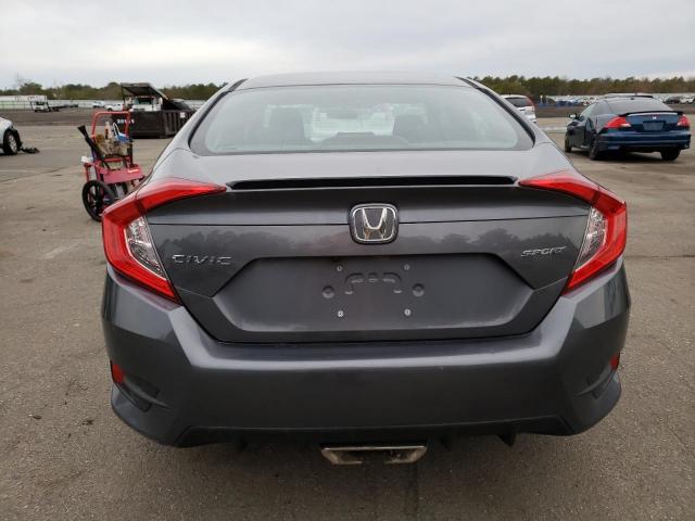 2HGFC2F8XLH524204 - 2020 HONDA CIVIC SPORT GRAY photo 6