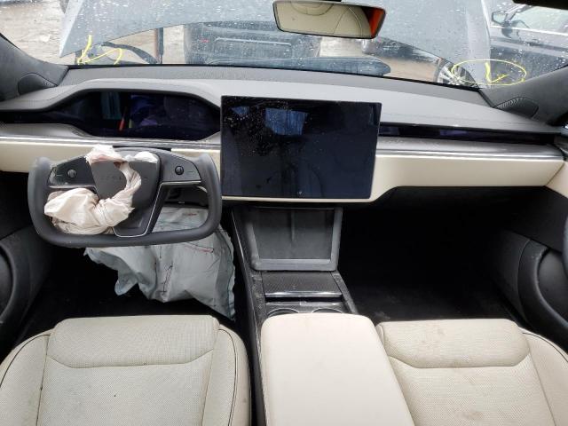 5YJSA1E68NF487045 - 2022 TESLA MODEL S Սև լուսանկար 8