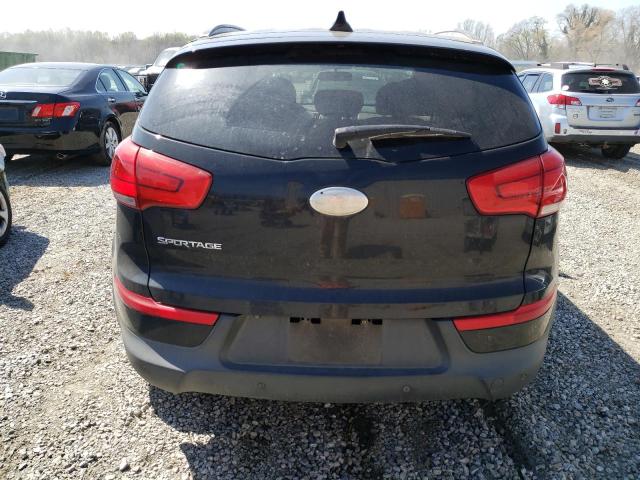 KNDPB3AC3E7611156 - 2014 KIA SPORTAGE BASE BLACK photo 6