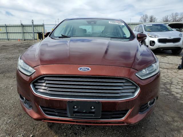 3FA6P0D9XFR155930 - 2015 FORD FUSION TITANIUM BROWN photo 5