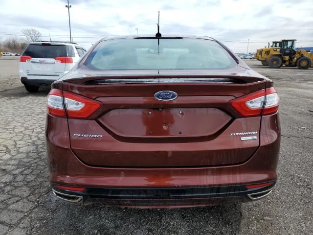 3FA6P0D9XFR155930 - 2015 FORD FUSION TITANIUM BROWN photo 6