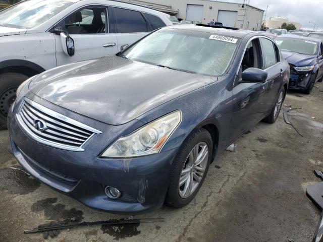 JN1DV6AP6CM701403 - 2012 INFINITI G25 BASE BLUE photo 1