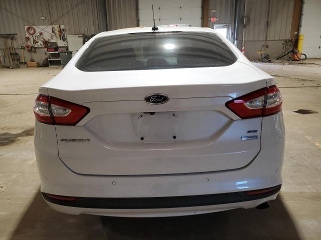 1FA6P0HD0G5113446 - 2016 FORD FUSION SE WHITE photo 6