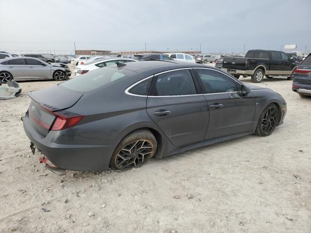 5NPEK4JC8MH124591 - 2021 HYUNDAI SONATA N LINE GRAY photo 3