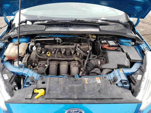 1FADP3J22FL247564 - 2015 FORD FOCUS TITANIUM BLUE photo 11