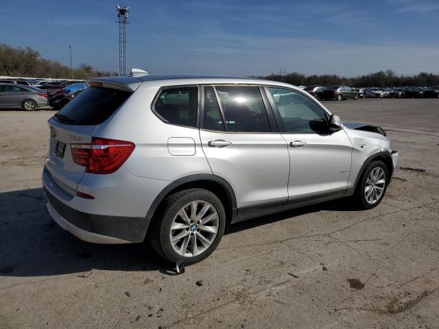 5UXWX9C55E0D36978 - 2014 BMW X3 XDRIVE28I SILVER photo 3