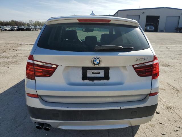 5UXWX9C55E0D36978 - 2014 BMW X3 XDRIVE28I SILVER photo 6