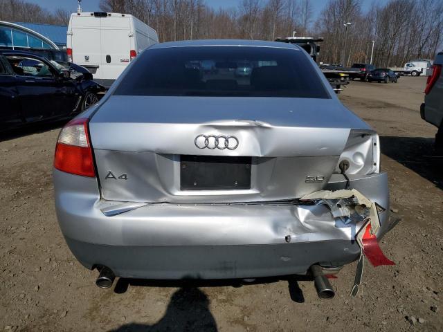 WAULT68E53A112554 - 2003 AUDI A4 3.0 QUATTRO SILVER photo 6