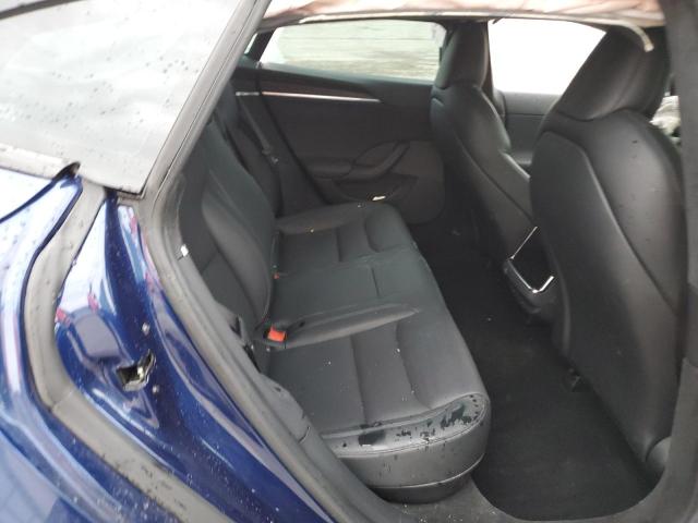 5YJSA1E59NF490172 - 2022 TESLA MODEL S ლურჯი ფოტო 10