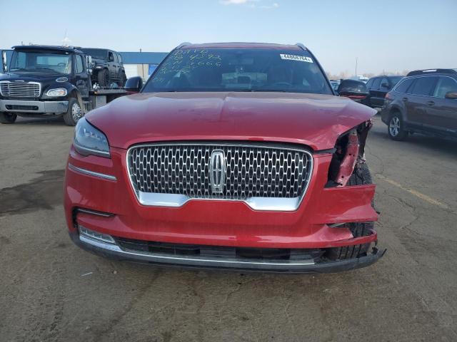 5LM5J7XC9MGL14666 - 2021 LINCOLN AVIATOR RESERVE RED photo 5