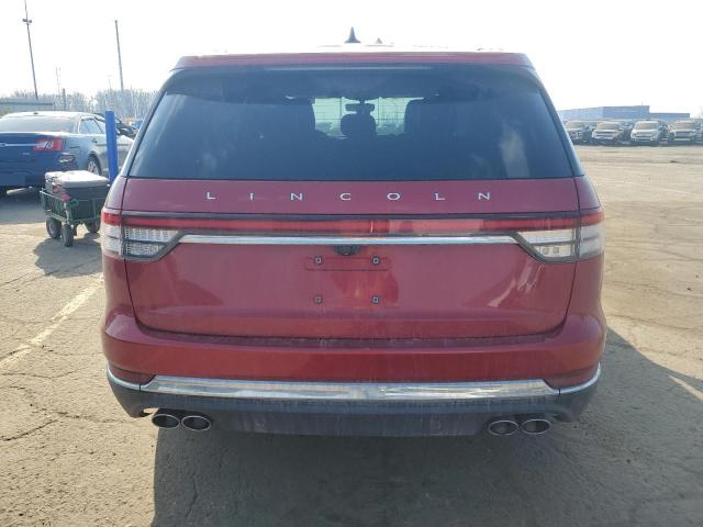 5LM5J7XC9MGL14666 - 2021 LINCOLN AVIATOR RESERVE RED photo 6