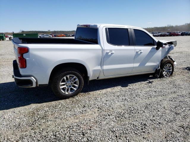 1GCUDEED9NZ586716 - 2022 CHEVROLET SILVERADO K1500 RST WHITE photo 3