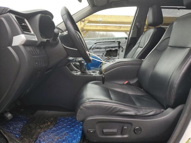 5TDJKRFH2FS162296 - 2015 TOYOTA HIGHLANDER XLE WHITE photo 7