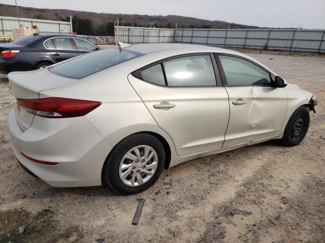 KMHD74LF9HU118827 - 2017 HYUNDAI ELANTRA SE TAN photo 3