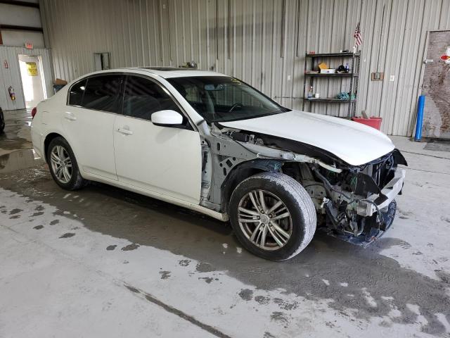 JN1CV6AR2DM763685 - 2013 INFINITI G37 WHITE photo 4