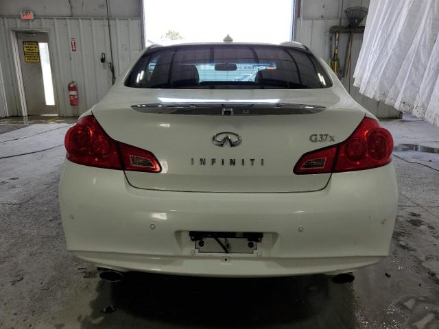 JN1CV6AR2DM763685 - 2013 INFINITI G37 WHITE photo 6