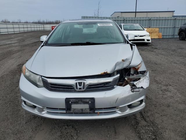 2HGFB2F5XCH049839 - 2012 HONDA CIVIC LX SILVER photo 5