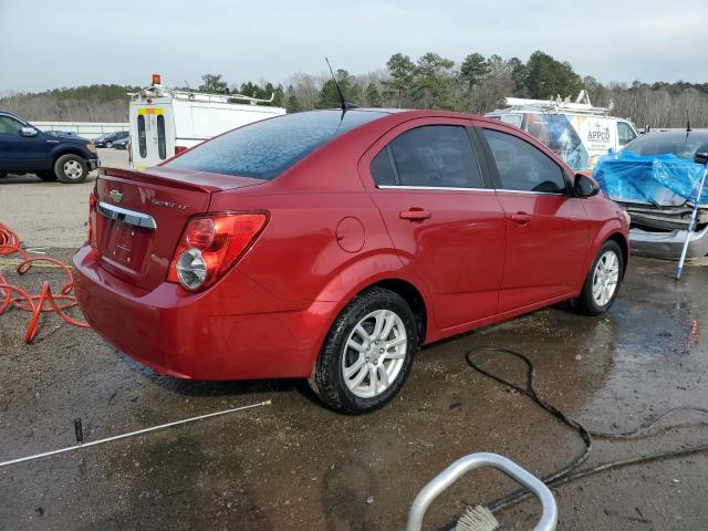 1G1JC5SH4D4214752 - 2013 CHEVROLET SONIC LT RED photo 3