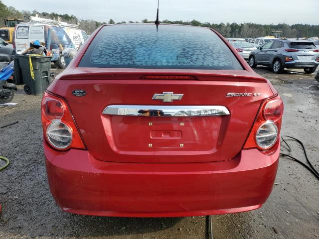 1G1JC5SH4D4214752 - 2013 CHEVROLET SONIC LT RED photo 6