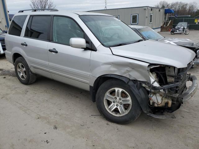 5FNYF18555B035648 - 2005 HONDA PILOT EXL GRAY photo 4