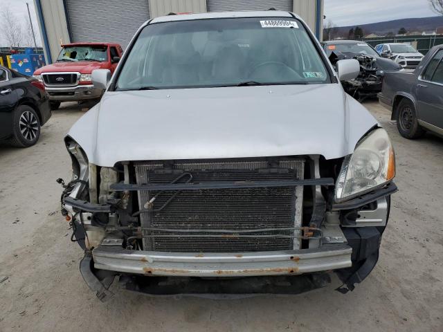 5FNYF18555B035648 - 2005 HONDA PILOT EXL GRAY photo 5