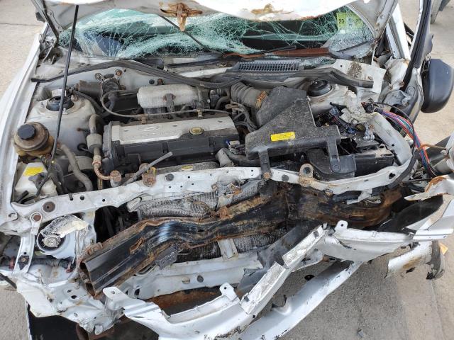 KMHCG35C81U100222 - 2001 HYUNDAI ACCENT GS SILVER photo 11