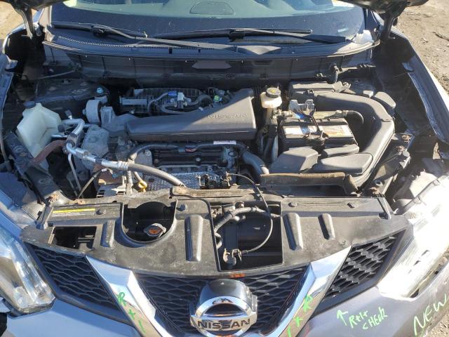 5N1AT2MVXFC770352 - 2015 NISSAN ROGUE S GRAY photo 11