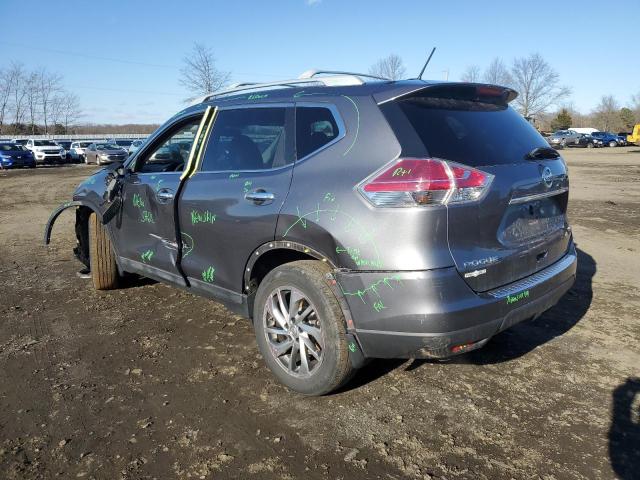 5N1AT2MVXFC770352 - 2015 NISSAN ROGUE S GRAY photo 2