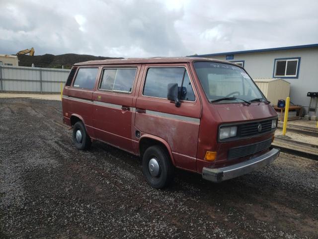 WV2YB0250HH095096 - 1987 VOLKSWAGEN VANAGON BUS RED photo 4