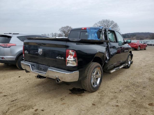 1C6RD7LT6CS295602 - 2012 DODGE RAM 1500 SLT BLACK photo 3