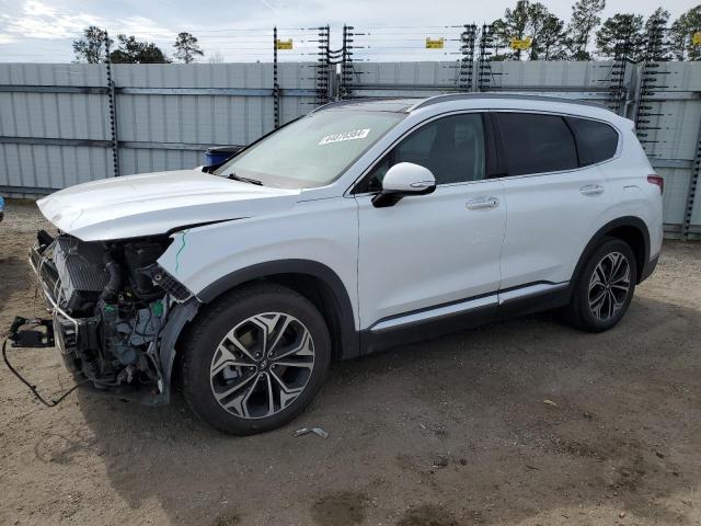 5NMS53AA8KH054832 - 2019 HYUNDAI SANTA FE LIMITED WHITE photo 1