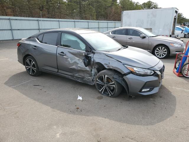 3N1AB8DVXNY208129 - 2022 NISSAN SENTRA SR GRAY photo 4