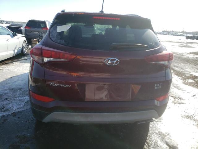 KM8J3CA26HU267138 - 2017 HYUNDAI TUCSON LIMITED BURGUNDY photo 6