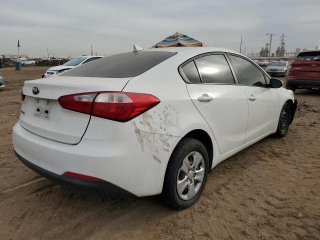 KNAFK4A66G5615760 - 2016 KIA FORTE LX WHITE photo 3