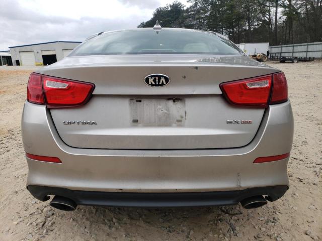 5XXGN4A79FG421015 - 2015 KIA OPTIMA EX SILVER photo 6