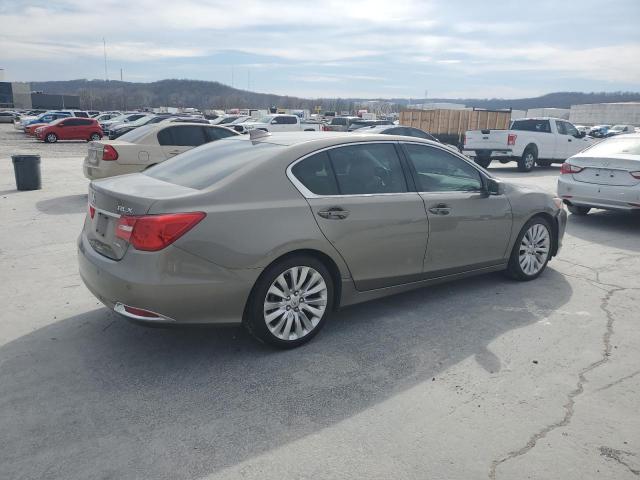 JH4KC1F98FC001706 - 2015 ACURA RLX ADVANCE GRAY photo 3