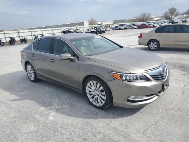 JH4KC1F98FC001706 - 2015 ACURA RLX ADVANCE GRAY photo 4