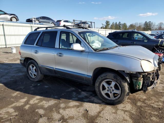 KM8SC73D44U811608 - 2004 HYUNDAI SANTA FE GLS SILVER photo 4